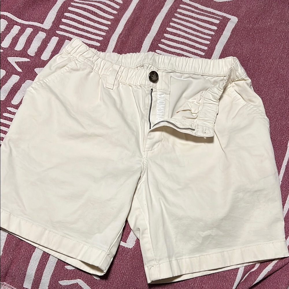 Chubbies Casual Cream Cotton Shorts